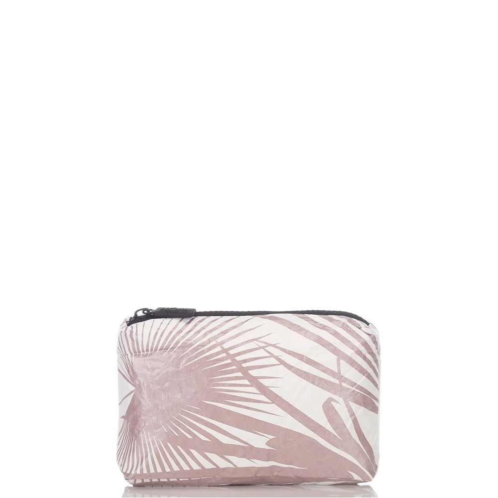 ALOHA Collection Mini Pouch – Day Palms Mini (Rose Gold) NWT